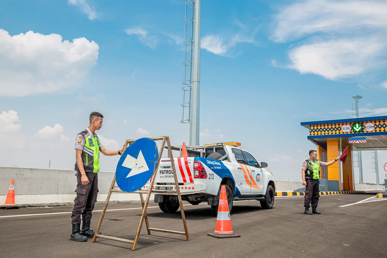 Pengaturan Lalu Lintas di Gerbang Tol