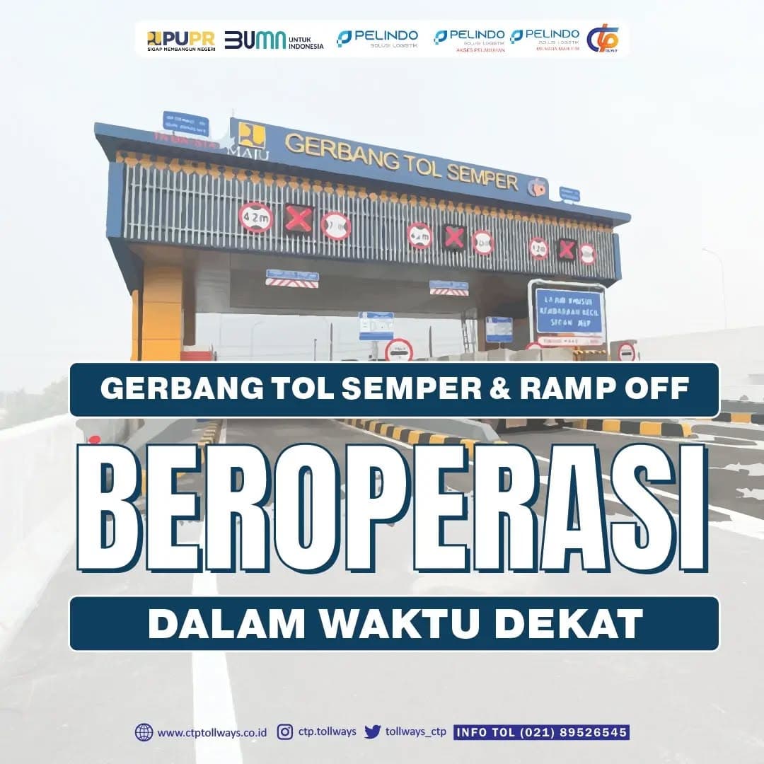 Off Ramp GT Semper Akan Beroperasi Dalam Waktu Dekat