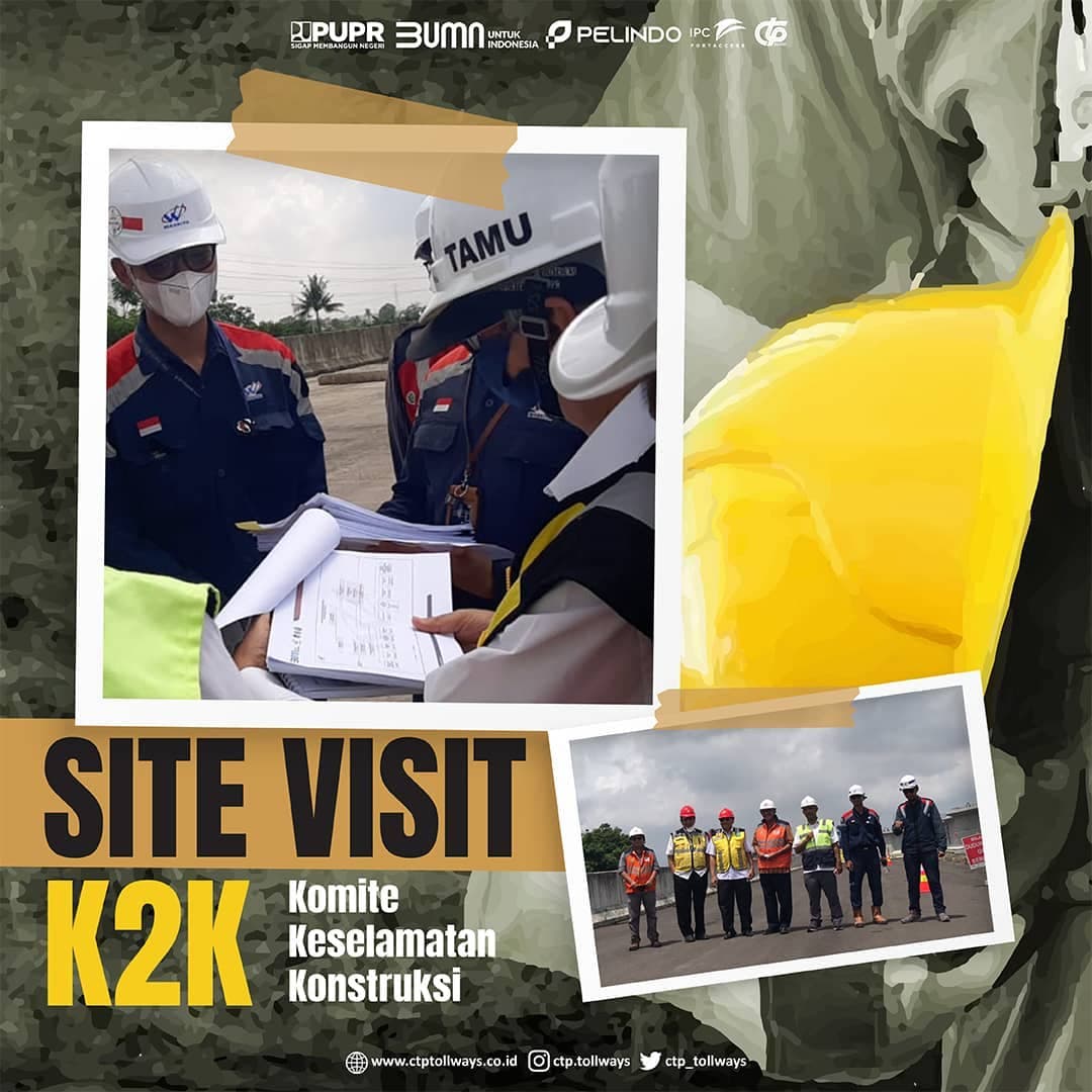 Tim Komite Keselamatan Konstruksi Kementerian PUPR Meninjau Proyek JTCC
