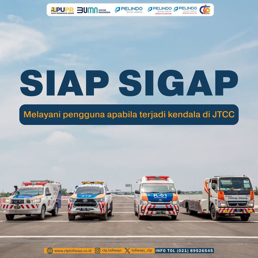 Armada JTCC Siap Siaga Bantu Pengguna Jalan Tol