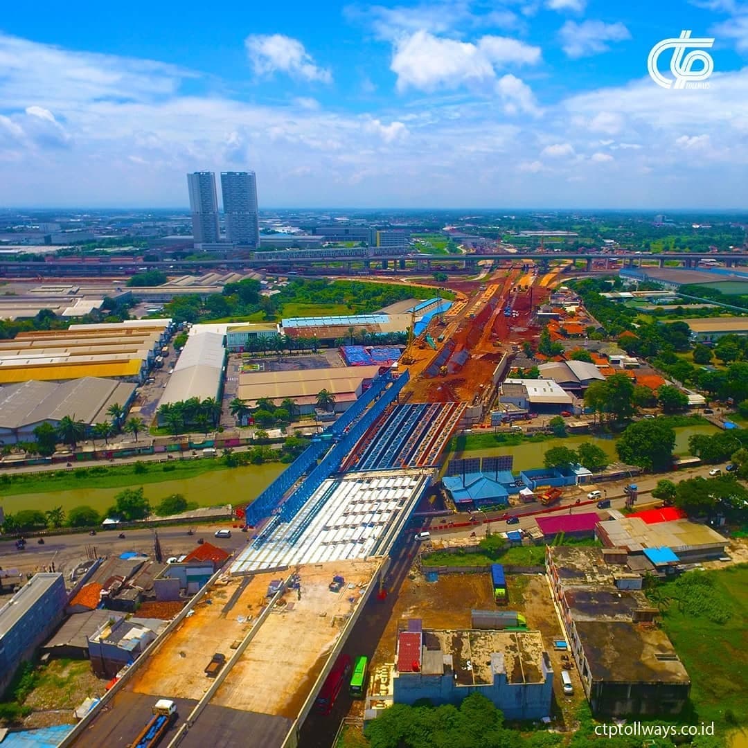 Progres Penyelesaian Jembatan Kalimalang Jalan Tol Cibitung-Cilincing