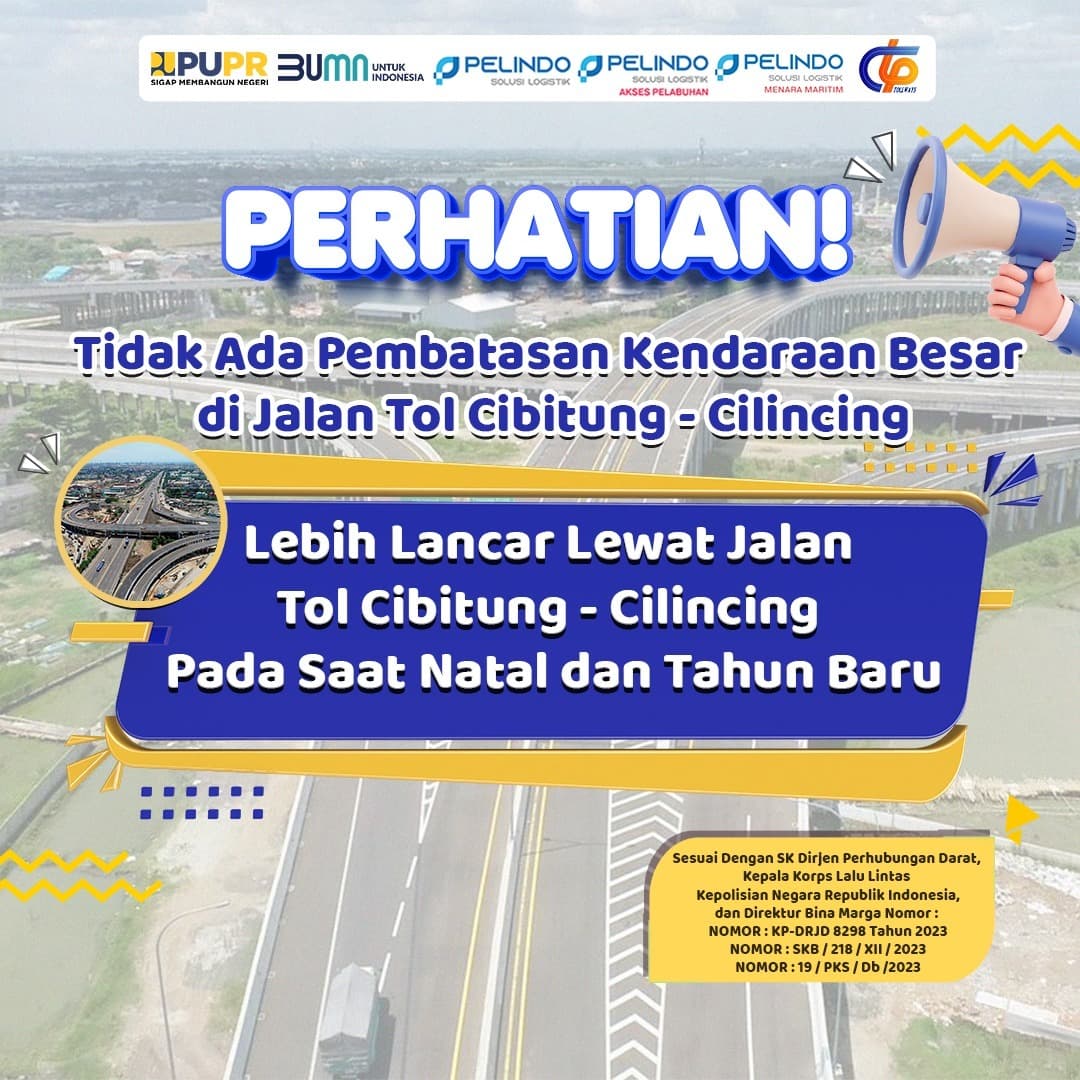 Pembatasan Kendaraan Libur Nataru