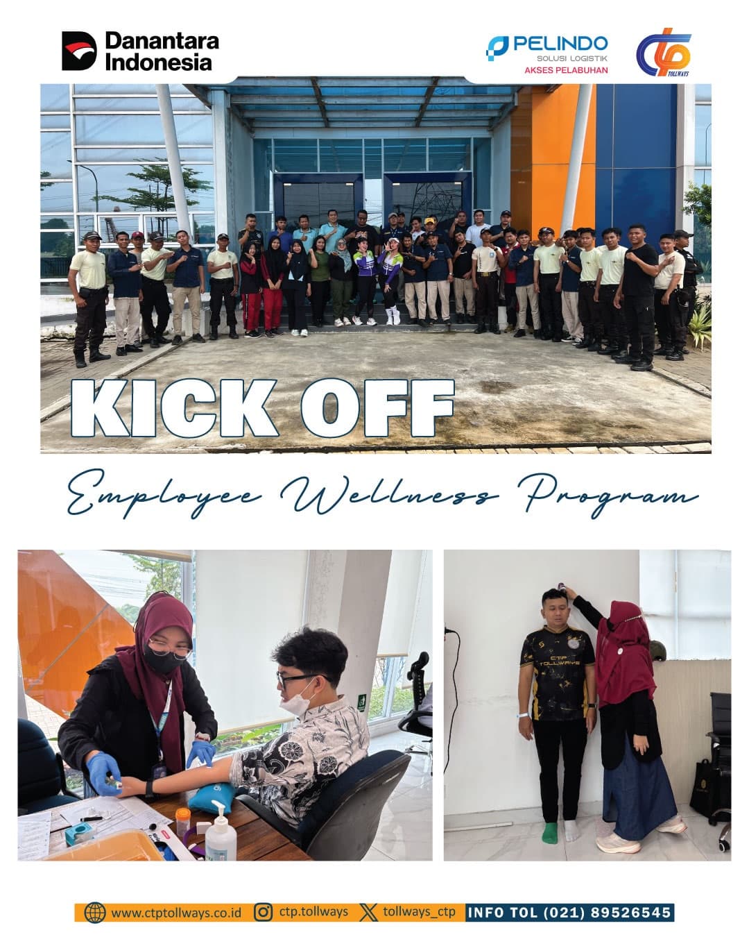 PT CTP Tollways Gelar Kick Off Employee Wellness Program 2026