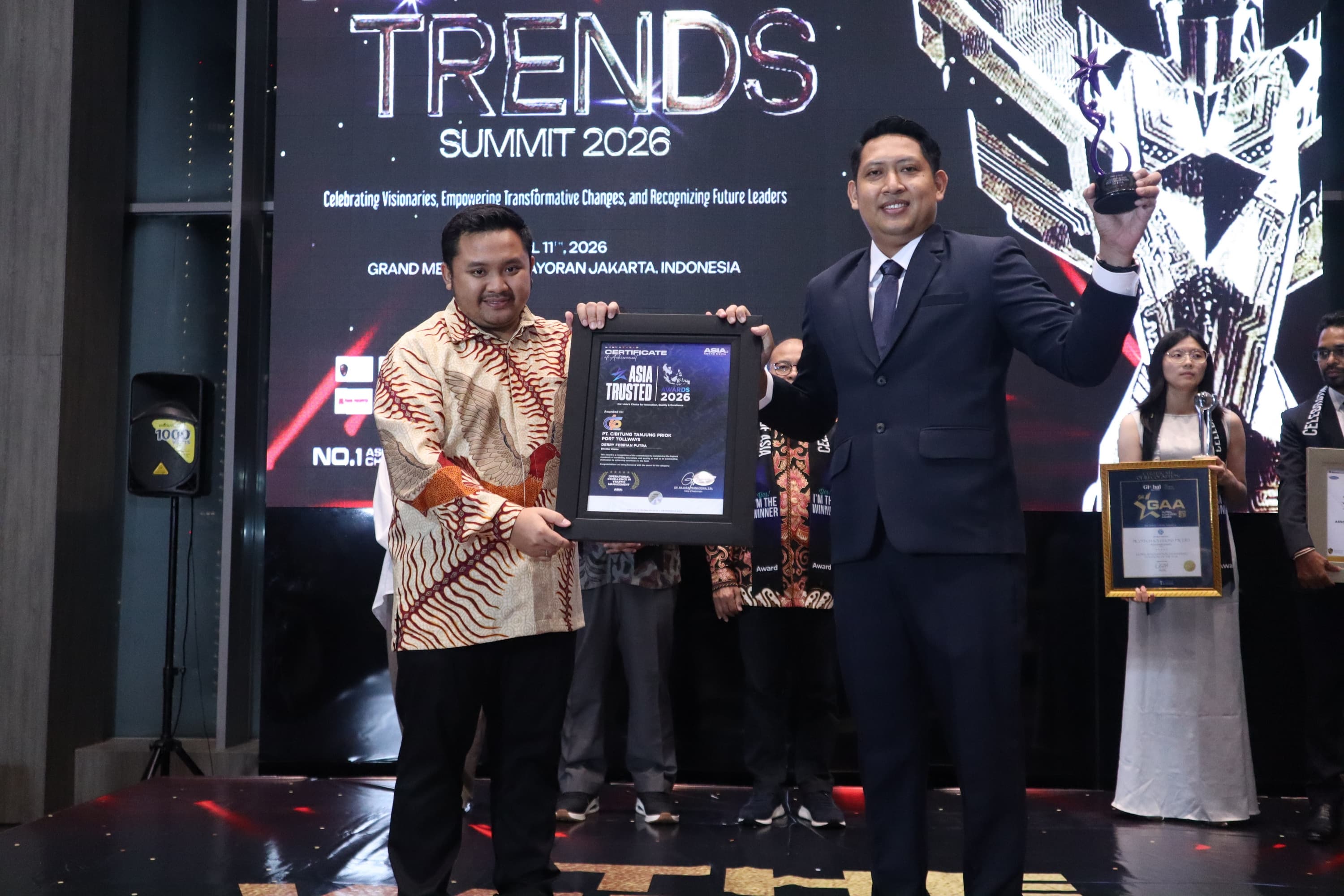 PT CTP Tollways Raih Penghargaan Asia Trusted Awards 2026